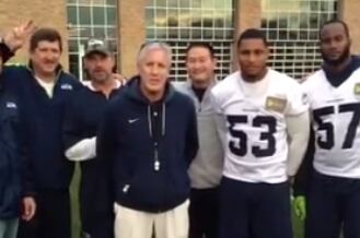 Video: Pete Carroll, Other “USC-Hawks” Wish Trojans Good Luck on Saturday