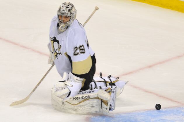 Leafs Chase Fleury with Three Goals on 11 Shots