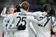 KHIMKI, RUSSIA - NOVEMBER 27: Players of FC Bayern Muenchen celebrate after scoring a goal during the UEFA Champions League Group D match between PFC CSKA Moscow and FC Bayern Muenchen at the Arena Khimki Stadium on November 27, 2013 in Khimki, Russia. (Photo by Epsilon/Getty Images)