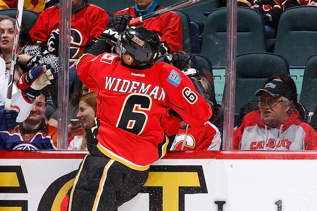 Flames Lose Wideman and Monahan