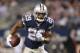 Nov 28, 2013; Arlington, TX, USA; Dallas Cowboys running back DeMarco Murray (29) runs the ball against the Oakland Raiders in the fourth quarter during a NFL football game on Thanksgiving at AT&T Stadium. Dallas beat Oakland 31-24. Mandatory Credit: Tim Heitman-USA TODAY Sports