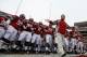 TUSCALOOSA, AL - NOVEMBER 23: Head coach Nick Saban of the Alabama Crimson Tide leads his team on the field to face the Chattanooga Mocs at Bryant-Denny Stadium on November 23, 2013 in Tuscaloosa, Alabama. (Photo by Kevin C. Cox/Getty Images)