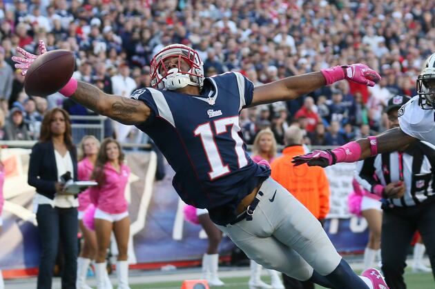 Aaron Dobson Misses 3rd Practice with Foot Injury