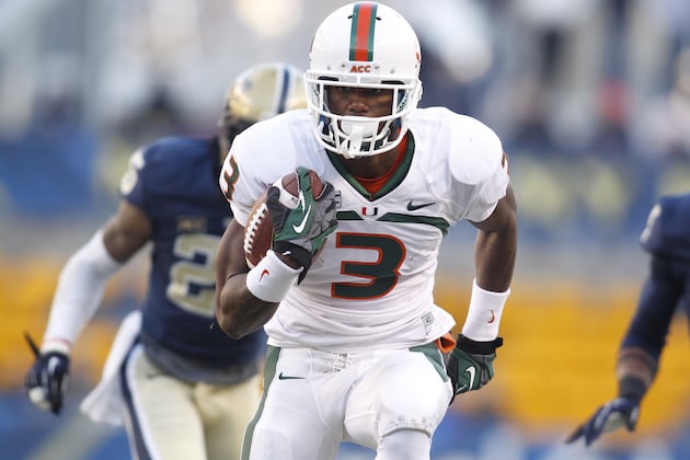 Miami vs. Pitt: Stacy Coley Proving Hurricanes Have Explosive Future on Offense