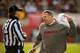 LINCOLN, NE - NOVEMBER 29: Nebraska Cornhuskers head coach Bo Pelini expresses his displeasure with a call during their game at against the Iowa HawkeyesMemorial stadium on November 29, 2013 in Lincoln, Nebraska. (Photo by Eric Francis/Getty Images)