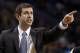 Nov 29, 2013; Boston, MA, USA; Boston Celtics head coach Brad Stevens directs his players during the second quarter against the Cleveland Cavaliers at TD Garden. Mandatory Credit: Winslow Townson-USA TODAY Sports