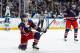 NEW YORK, NY - NOVEMBER 30: Chris Kreider #20 of the New York Rangers celebrates after scoring his third goal of the game against the Vancouver Canucks at Madison Square Garden on November 30, 2013 in New York City. (Photo by Scott Levy/NHLI via Getty Images)