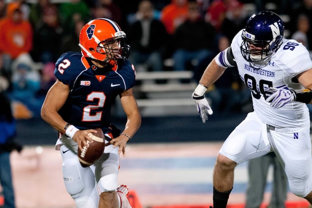 Northwestern Closes with 37-34 Win over Illinois