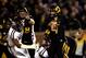 COLUMBIA, MO - NOVEMBER 30: Quarterback James Franklin #1 of the Missouri Tigers scrambles as defensive lineman Polo Manukainiu #90 of the Texas A&M Aggies chases during the game on November 30, 2013 in Columbia, Missouri. (Photo by Jamie Squire/Getty Images)