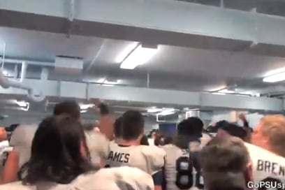 Video: Penn State Locker Room Celebration After Upsetting Wisconsin