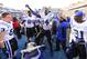 Nov 30, 2013; Chapel Hill, NC, USA; Duke Blue Devils linebacker Chris Hoover (53) and tight end David Reeves (80) and defensive end Kenny Anunike (84) and cornerback Breon Borders (31) with the victory bell after the game. The Duke Blue Devils defeated the North Carolina Tar Heels 27-25 at Kenan Memorial Stadium. Mandatory Credit: Bob Donnan-USA TODAY Sports