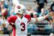 JACKSONVILLE, FL - NOVEMBER 17: Carson Palmer #3 of the Arizona Cardinals attempts a pass during the game against the Jacksonville Jaguars at EverBank Field on November 17, 2013 in Jacksonville, Florida. (Photo by Sam Greenwood/Getty Images)