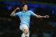 MANCHESTER, ENGLAND - DECEMBER 01: Samir Nasri of Manchester City celebrates his team's third goal during the Barclays Premier League match between Manchester City and Swansea City at Etihad Stadium on December 1, 2013 in Manchester, England. (Photo by Clive Brunskill/Getty Images)