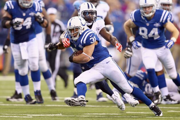 Why the Colts Should Continue Starting Donald Brown over Trent Richardson