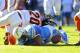 Dec 1, 2013; San Diego, CA, USA; San Diego Chargers tight end Antonio Gates (85) fumbles the ball during the first half against the Cincinnati Bengals at Qualcomm Stadium. Mandatory Credit: Christopher Hanewinckel-USA TODAY Sports