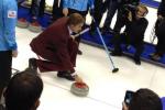 Video: Ron Burgundy Tries His Hand at Curling