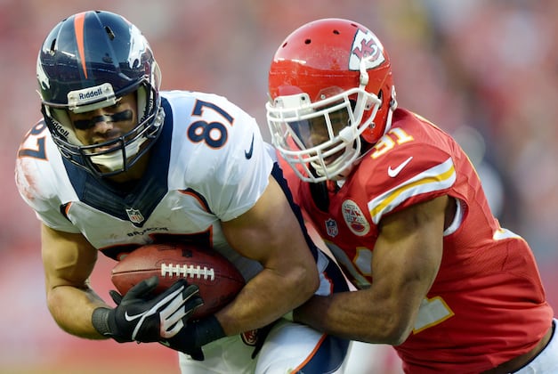 Broncos' Eric Decker Burns Chiefs Marcus Cooper with Four-TD Day