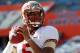 GAINESVILLE, FL - NOVEMBER 30: Jameis Winston #5 of the Florida State Seminoles warms up before the game against the Florida Gators on November 30, 2013 in Gainesville, Florida. (Photo by Sam Greenwood/Getty Images)