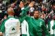 BOSTON, MA - NOVEMBER 29: Jared Sullinger #7 of the Boston Celtics is introduced before the game against the Cleveland Cavaliers on November 29, 2013 at the TD Garden in Boston, Massachusetts. NOTE TO USER: User expressly acknowledges and agrees that, by downloading and or using this photograph, User is consenting to the terms and conditions of the Getty Images License Agreement. Mandatory Copyright Notice: Copyright 2013 NBAE (Photo by Brian Babineau/NBAE via Getty Images)