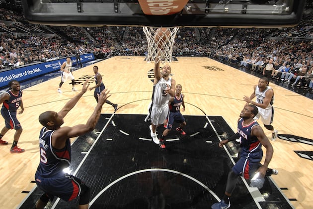 Tim Duncan's Game Winner Gives San Antonio a 102-100 Win over Atlanta