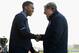 BURTON-UPON-TRENT, ENGLAND - FEBRUARY 04: Daniel Sturridge speaks to manager Roy Hodgson during the Engand training session at St Georges Park on February 4, 2013 in Burton-upon-Trent, England. (Photo by Michael Regan/Getty Images)