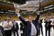 Chicago Blackhawks owner Rocky Wirtz celebrates in 2013.