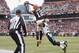 CLEVELAND, OH - DECEMBER 1: Wide receiver Josh Gordon #12 of the Cleveland Browns catches a pass under pressure from cornerback Dwayne Gratz #27 of the Jacksonville Jaguars during the first half at FirstEnergy Stadium on December 1, 2013 in Cleveland, Ohio. (Photo by Jason Miller/Getty Images)