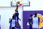 Video: Kobe Throws It Down in Lakers' Practice