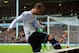 LONDON, ENGLAND - DECEMBER 01: Roberto Soldado of Tottenham Hotspur kicks the advertising board in frustration during the Barclays Premier League Match between Tottenham Hotspur and Manchester United at White Hart Lane on December 1, 2013 in London, England. (Photo by Michael Regan/Getty Images)