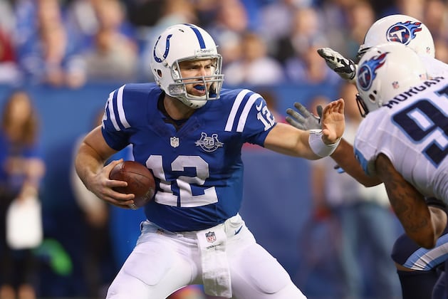 The Sacks Keep Piling Up on Andrew Luck