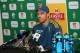 PORT ELIZABETH, SOUTH AFRICA - NOVEMBER 26: AB de Villiers during the South African national cricket team press conference at AXXESS St Georges on November 26, 2013 in Port Elizabeth, South Africa. (Photo by Richard Huggard/Gallo Images/Getty Images)