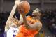 Feb 27, 2013; Fort Worth, TX, USA; Oklahoma State Cowboys guard Marcus Smart (33) shoots during the game against TCU Horned Frogs at the Daniel-Meyer Coliseum. Oklahoma State Cowboys won 64-47. Mandatory Credit: Jim Cowsert-USA TODAY Sports
