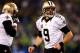 SEATTLE, WA - DECEMBER 02: Quarterback Drew Brees #9 of the New Orleans Saints looks on against the Seattle Seahawks during a game at CenturyLink Field on December 2, 2013 in Seattle, Washington. (Photo by Jonathan Ferrey/Getty Images)