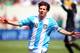 EAST RUTHERFORD, NJ - JUNE 9: Lionel Messi #10 of Argentina reacts after scoring his second of two goals during the first half of an international friendly soccer match on June 9, 2012 at MetLife Stadium in East Rutherford, New Jersey. (Photo by Rich Schultz/Getty Images)