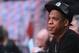 HOUSTON, TX - FEBRUARY 17: Rapper Jay-Z looks on during the 2013 NBA All-Star game at the Toyota Center on February 17, 2013 in Houston, Texas. NOTE TO USER: User expressly acknowledges and agrees that, by downloading and or using this photograph, User is consenting to the terms and conditions of the Getty Images License Agreement. (Photo by Ronald Martinez/Getty Images)
