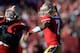 SAN FRANCISCO, CA - DECEMBER 01: Colin Kaepernick #7 of the San Francisco 49ers drops back to pass against the St. Louis Rams during the second quarter at Candlestick Park on December 1, 2013 in San Francisco, California. (Photo by Thearon W. Henderson/Getty Images)
