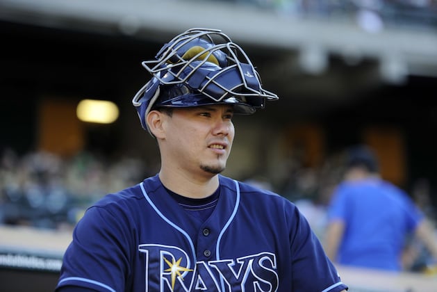 Report: White Sox Have Interest in Rays' Catcher Lobaton