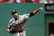 BOSTON, MA - OCTOBER 05: David Price #14 of the Tampa Bay Rays pitches against the Boston Red Sox during Game Two of the American League Division Series at Fenway Park on October 5, 2013 in Boston, Massachusetts. (Photo by Jim Rogash/Getty Images)