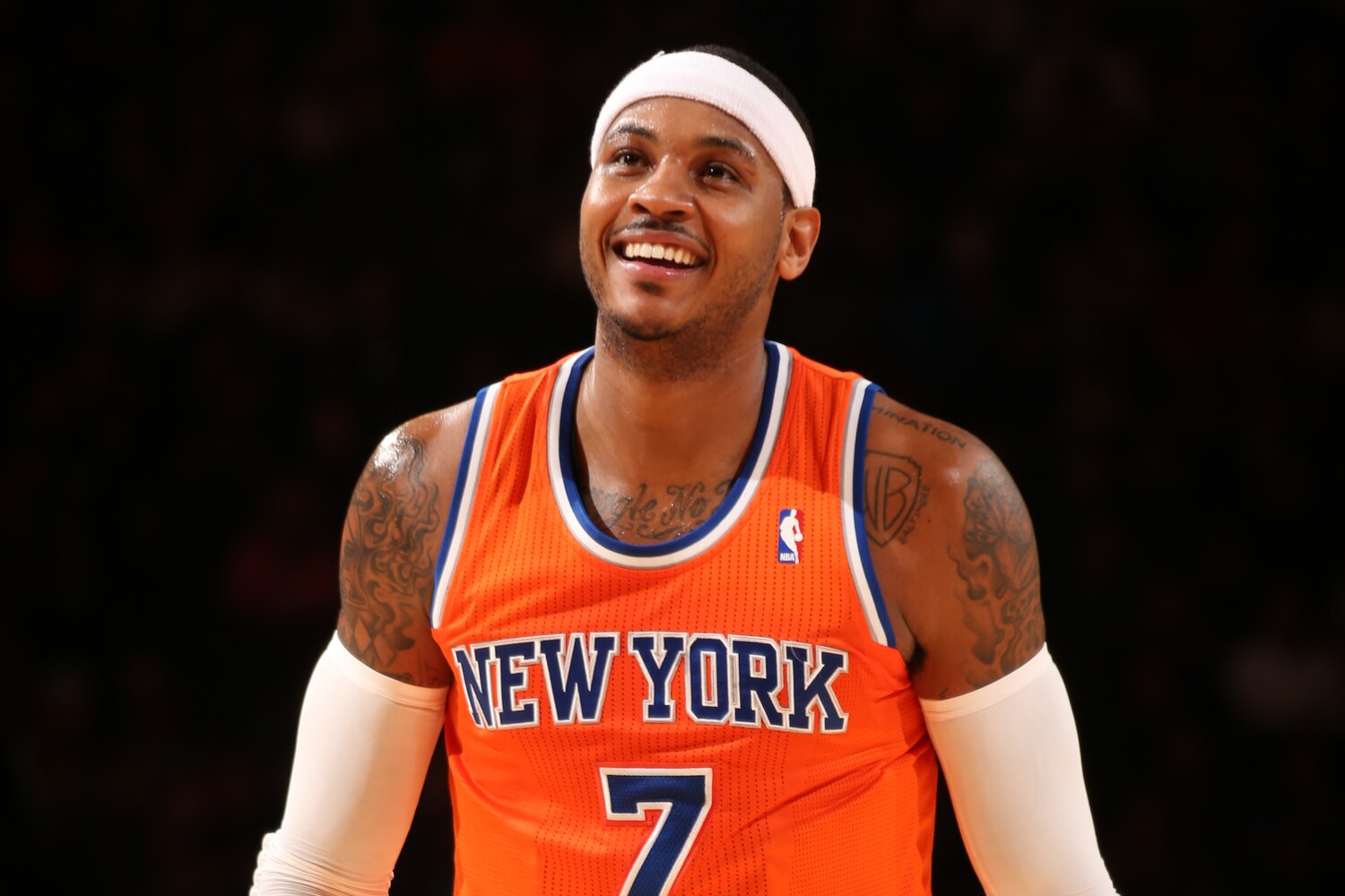 Carmelo Anthony Denies Report That He's Leaving Knicks This Offseason