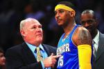 George Karl Says Carmelo Doesn't Produce Titles