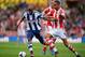STOKE ON TRENT, ENGLAND - OCTOBER 19: Youssuf Mulumbu of West Brom holds off Steven N'Zonzi of Stoke City during the Barclays Premier League match between Stoke City and West Bromwich Albion at Britannia Stadium on October 19, 2013 in Stoke on Trent, England. (Photo by Michael Regan/Getty Images)