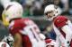 Dec 1, 2013; Philadelphia, PA, USA; Arizona Cardinals quarterback Carson Palmer (3) under center during the fourth quarter against the Philadelphia Eagles at Lincoln Financial Field. The Eagles defeated the Cardinals 24-21. Mandatory Credit: Howard Smith-USA TODAY Sports