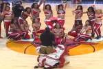 Man Pops Out of Mascot, Proposes to Bulls' Dancer