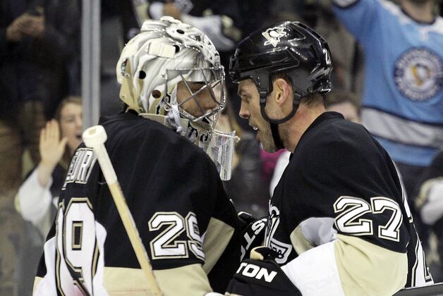 Fleury, Crosby Lead Penguins to Victory over Sharks at Consol