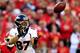 KANSAS CITY, MO - DECEMBER 01: Wide receiver Eric Decker #87 of the Denver Broncos makes a catch in the end zone for a touchdown as cornerback Brandon Flowers #24 of the Kansas City Chiefs defends during the game at Arrowhead Stadium on December 1, 2013 in Kansas City, Missouri. (Photo by Jamie Squire/Getty Images)