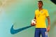 RIO DE JANEIRO, BRAZIL - NOVEMBER 24: Brazil's football team player Luiz Gustavo poses for pictures during the presentation of the new uniform for Brazil 2014 FIFA World Cup on November 24, 2013 in Rio de Janeiro, Brazil. (Photo by Buda Mendes/Getty Images)
