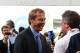 COSTA DO SAUIPE, BRAZIL - DECEMBER 06: United States coach Juergen Klinsmann laughs as he speaks with members of the media upon his arrival for the Final Draw for the 2014 FIFA World Cup Brazil at Costa do Sauipe Resort on December 6, 2013 in Costa do Sauipe, Bahia, Brazil. (Photo by Buda Mendes/Getty Images)
