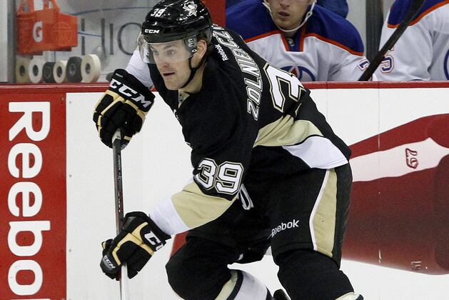 Penguins Recall Forward Harry Zolnierczyk