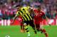 LONDON, ENGLAND - MAY 25: Franck Ribery of Bayern Muenchen (R) in action with Ilkay Gundogan of Borussia Dortmund during the UEFA Champions League final match between Borussia Dortmund and FC Bayern Muenchen at Wembley Stadium on May 25, 2013 in London, United Kingdom. (Photo by Alex Grimm/Getty Images)