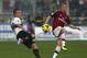 PARMA, ITALY - OCTOBER 27: Antonio Cassano of Parma FC competes for the ball with Ignazio Abate of AC Milan during the Serie A match between Parma FC and AC Milan at Stadio Ennio Tardini on October 27, 2013 in Parma, Italy. (Photo by Marco Luzzani/Getty Images)